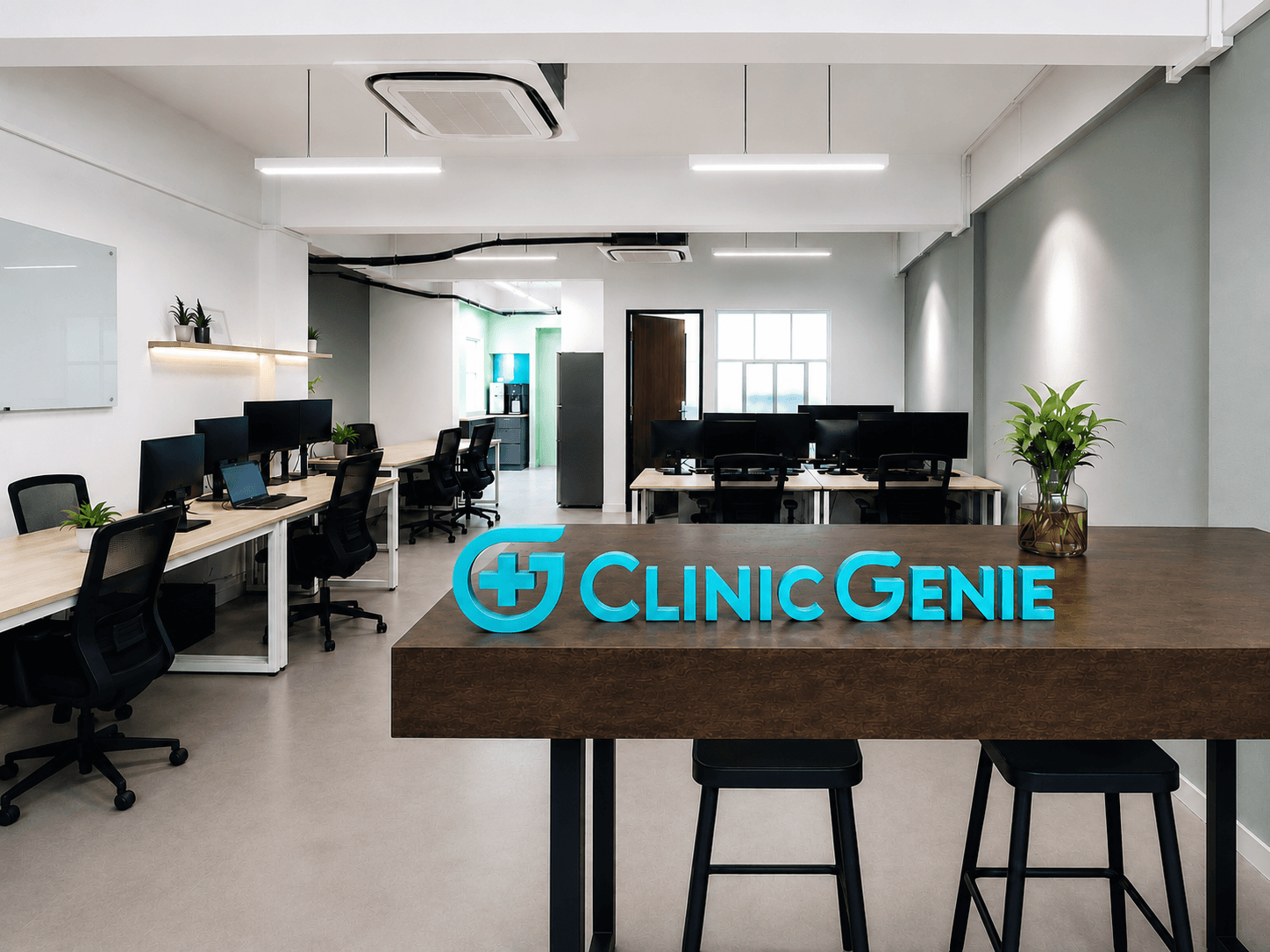 Clinic Genie team workspace for specialist clinic marketing
