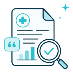 Evidence-based claims icon