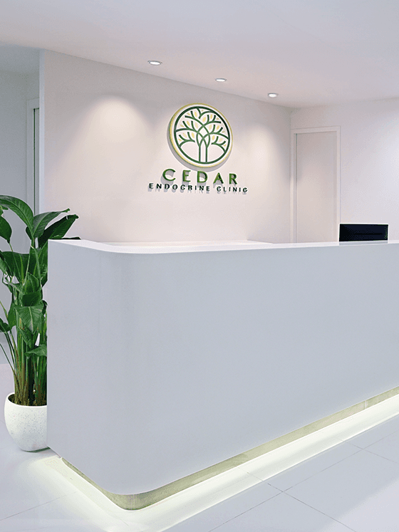 Cedar Endocrine Clinic website and brand work