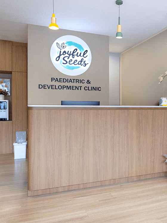 Joyful Seeds Paediatric and Developmental Clinic branding and website
