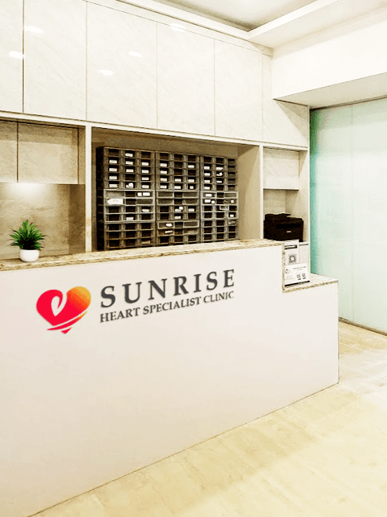 Sunrise Heart Specialist Clinic website and brand work